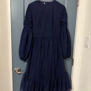 Elegant Navy Blue Dress